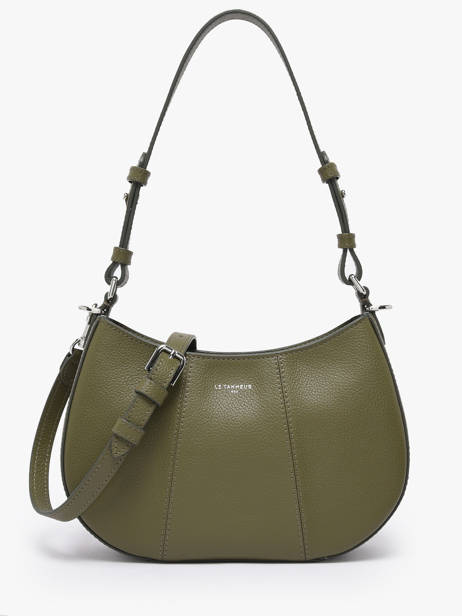 Cross Body Tas Juliette Leder Le tanneur Groen juliette TJET1050