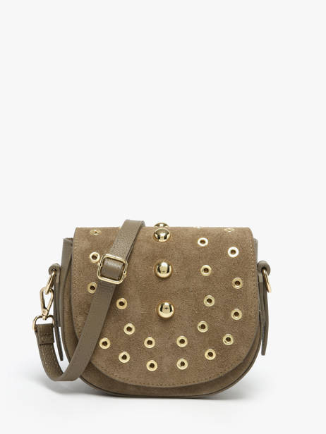 Cross Body Tas Velvet Studs Milano Beige velvet studs VS25093
