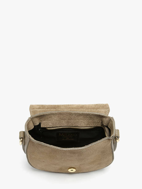 Cross Body Tas Velvet Studs Milano Beige velvet studs VS25093 ander zicht 3