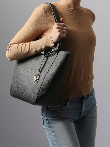 Schoudertas Calista Guess Zwart calista SG733422 ander zicht 1