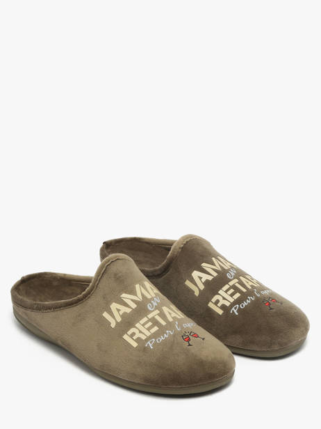 Pantoffels La maison de l'espadrille Groen men 8 ander zicht 1