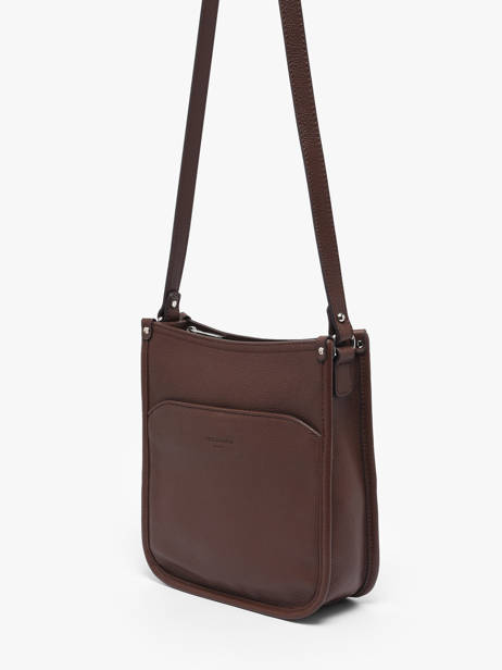 Cross Body Tas Confort Leder Hexagona Bruin confort 466120 ander zicht 2