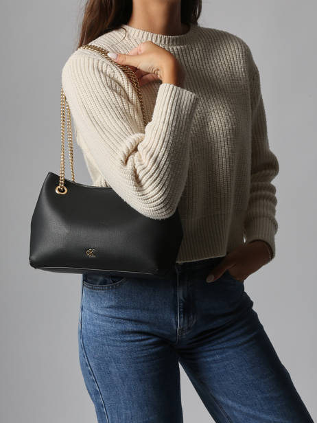 Schoudertas Minimal Mono Gerecycleerd Polyester Calvin klein jeans Zwart minimal mono 4F3205G ander zicht 1