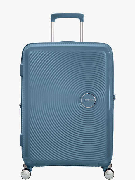 Harde Reiskoffer S Soundbox American tourister Blauw soundbox 32G002 ander zicht 1