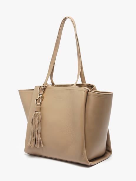 Schoudertas Helena Leder Francinel Beige helena 22947 ander zicht 2