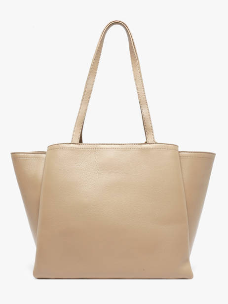 Schoudertas Helena Leder Francinel Beige helena 22947 ander zicht 4