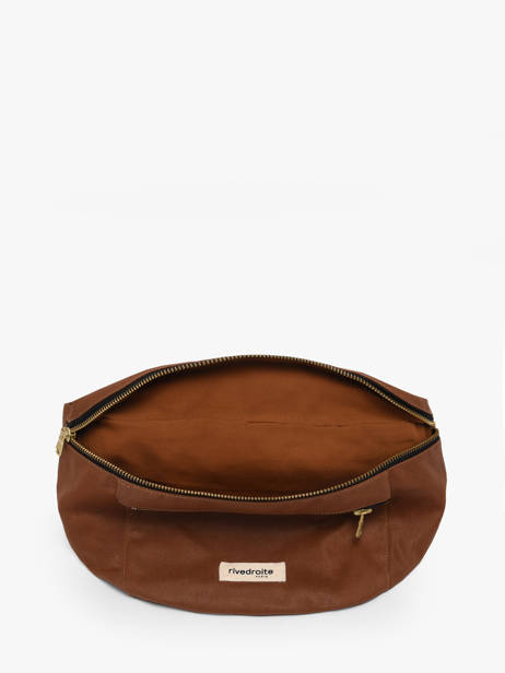 Belt Bag Orsel Waxed Rivedroite Bruin waxed ORSELWAX ander zicht 3