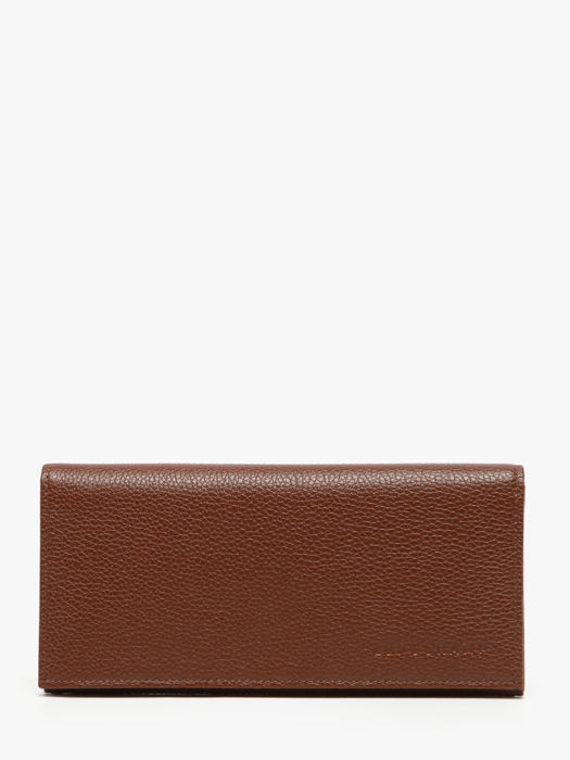Longchamp Le foulonn� Portefeuille Bruin