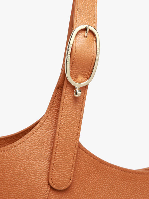 Longchamp Le foulonné Schoudertas Oranje
