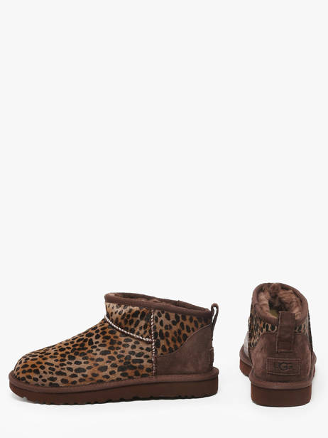 Enkellaarsjes Uit Leder Ugg Bruin women 1158328 ander zicht 2