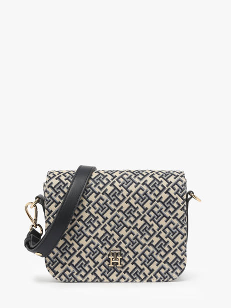 Schoudertas Th Jacquard Polyurethaan Tommy hilfiger Blauw th jacquard AW17447