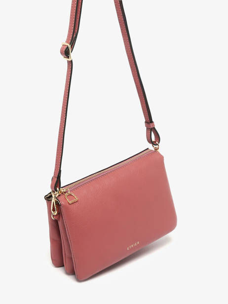 Cross Body Tas Tradition Leder Etrier Roze tradition ETRA0143 ander zicht 2