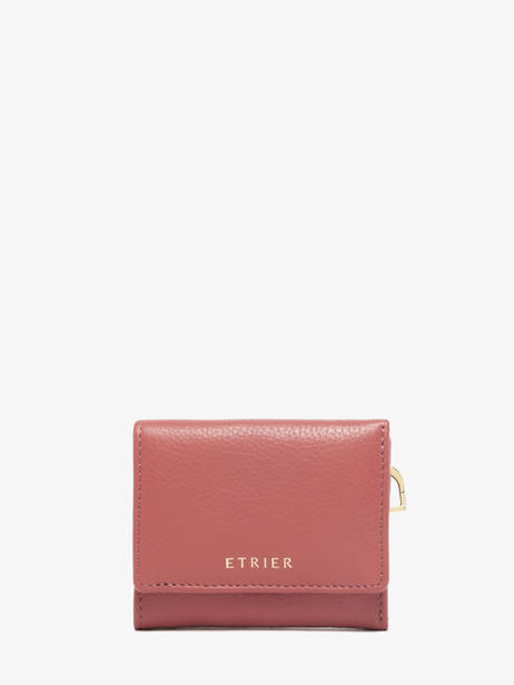 Portemonnee S Tradition Leder Etrier Roze tradition ETRA095S