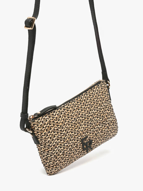 Cross Body Tas Camargue Leder Etrier Zwart camargue ECAM0141 ander zicht 2