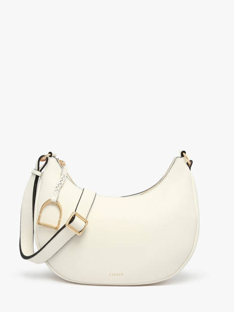 Cross Body Tas Torsade Leder Etrier Wit torsade ETOS167M
