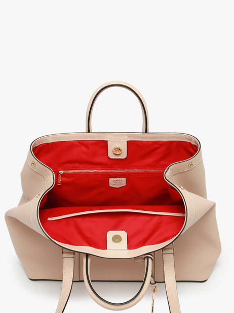 Handtas Belleville Leder Lancel Beige belleville A13738 ander zicht 4