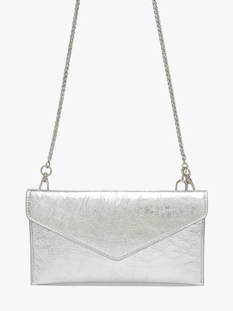 Clutch Paddock M Leder Etrier Zilver paddock EPAD075M ander zicht 3