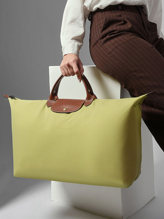 Longchamp Le pliage original Reistassen Groen