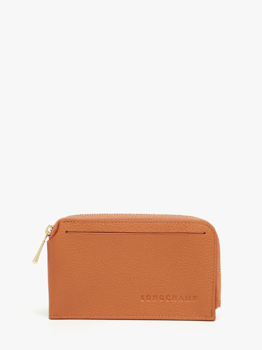 Longchamp Le foulonné Kredietkaarthouder Oranje