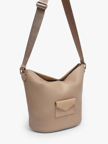 Cross Body Tas Maya Double Kba Lancaster Beige maya double kba 107 ander zicht 2