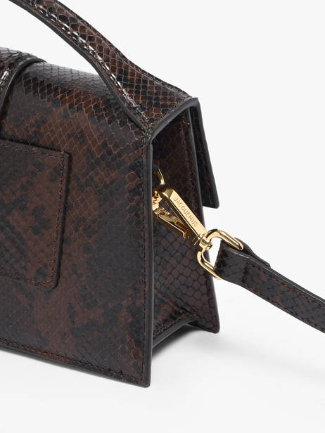 Preloved Grand Bambino Cross Body Tas Leder Jacquemus Bruin second life 1567339 ander zicht 3