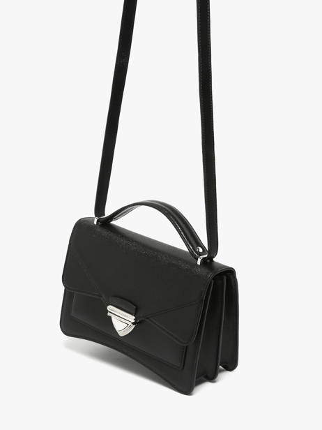 Cross Body Tas Madame George Caviar Leder Paul marius Zwart caviar MGEORCAV ander zicht 2