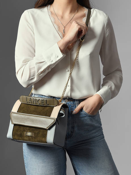 Cross Body Tas Ninon Color Block Leder Lancel Veelkleurig ninon A13370 ander zicht 1