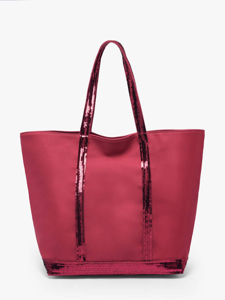 Handtas L Le Cabas Pailletten Vanessa bruno Roze cabas 1V40315 ander zicht 4