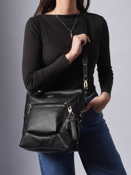 Cross Body Tas Marsha Guess Zwart marsha BG950104 ander zicht 1