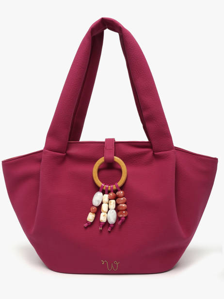 Schoudertas Woomen Roze camomille pearl WCAE07