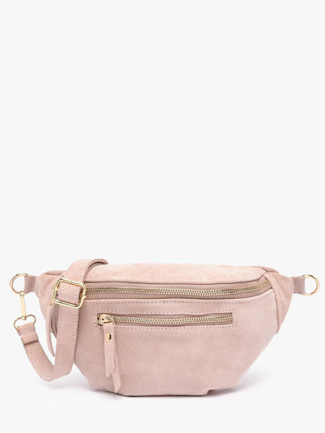 Heuptasje Leder Milano Roze velvet VE24119O