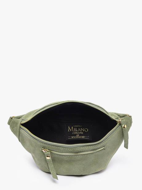 Heuptasje Leder Milano Groen velvet VE24119O ander zicht 3