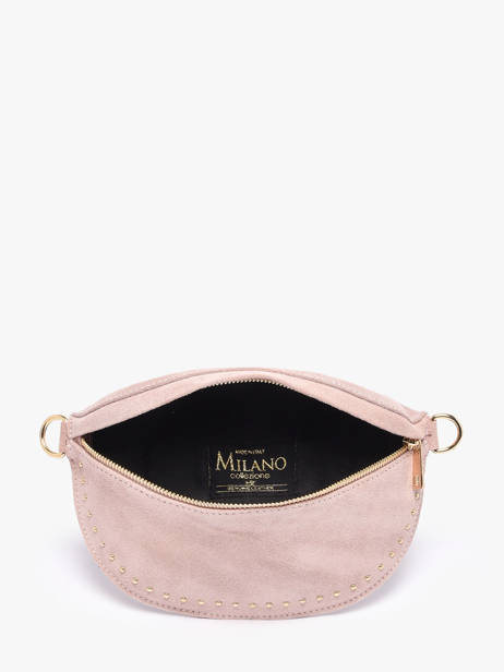 Heuptasje Leder Milano Roze velvet VE25111 ander zicht 3