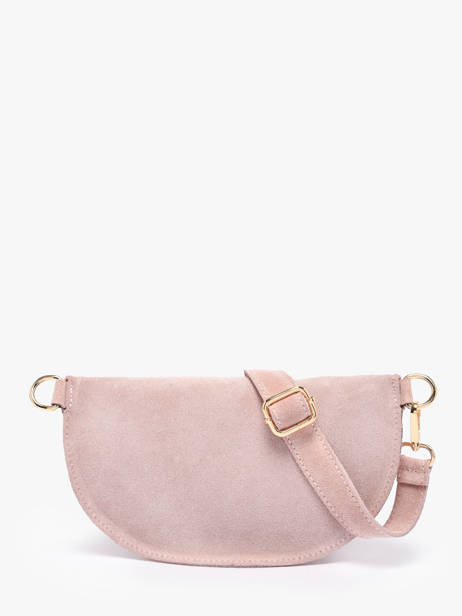 Heuptasje Leder Milano Roze velvet VE25111 ander zicht 4