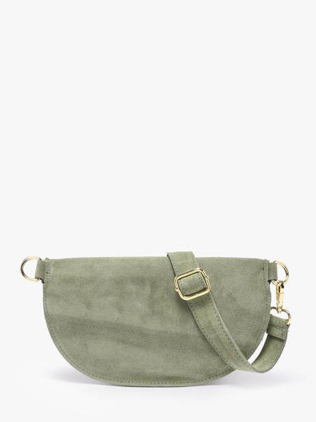 Heuptasje Leder Milano Groen velvet VE25111 ander zicht 4