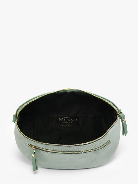 Heuptasje Leder Milano Groen velvet caviar VC24111 ander zicht 3