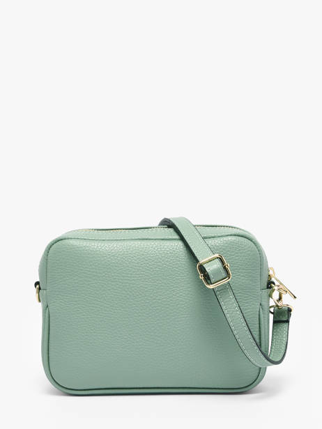 Cross Body Tas Velvet Caviar Leder Milano Groen velvet caviar VC25067 ander zicht 4