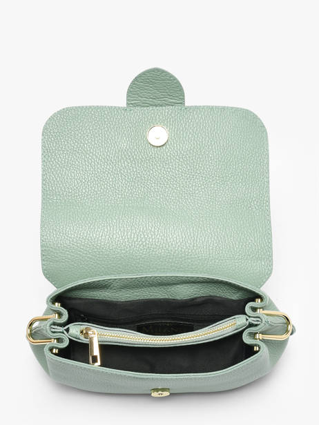 Handtas Velvet Caviar Leder Milano Groen velvet caviar VC25114 ander zicht 3