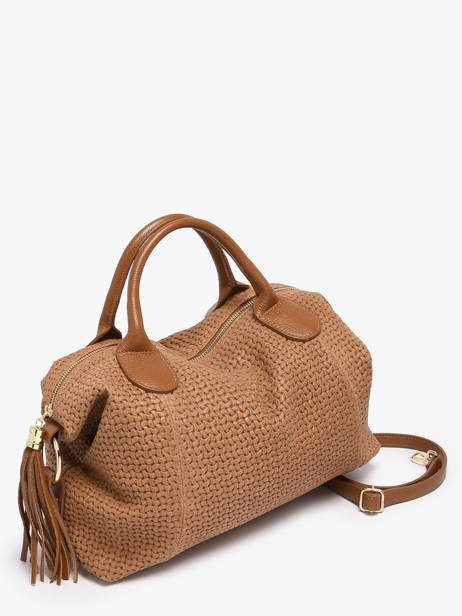 Handtas Beautiful Leder Milano Bruin beautiful BE25111 ander zicht 2
