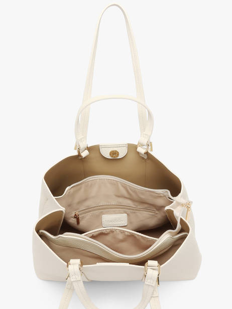 Handtas /schoudertas Grained Miniprix Beige grained A721 ander zicht 2