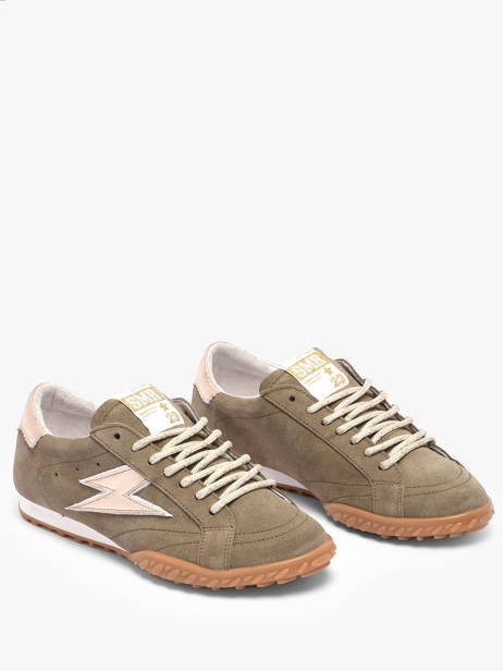 Sneakers Mary Uit Leder Semerdjian Groen women MARYD280 ander zicht 1