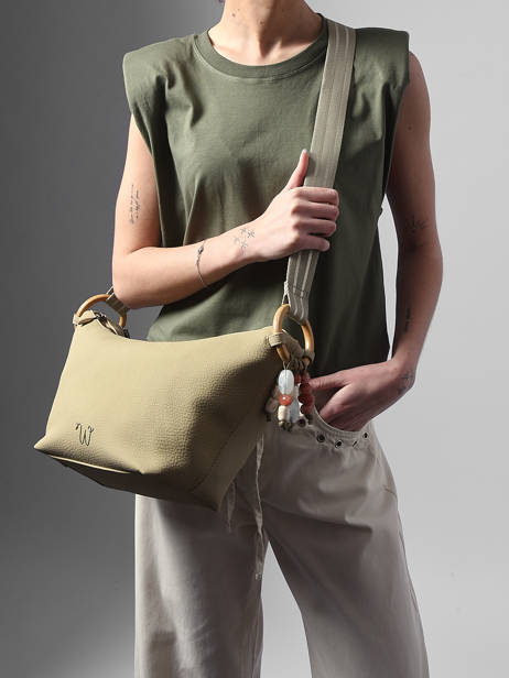 Cross Body Tas Camomille Pearl Woomen Groen camomille pearl WCAE03 ander zicht 1