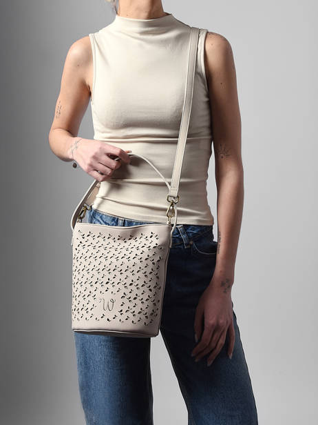 Cross Body Tas Zamia Woomen Beige zamia WZAM01 ander zicht 2