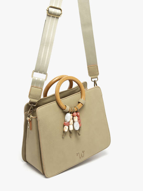 Handtas Camomille Pearl Woomen Groen camomille pearl WCAE1M ander zicht 3