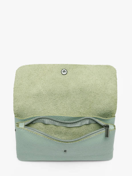 Cross Body Tas Caviar Leder Milano Groen caviar CA23067 ander zicht 3