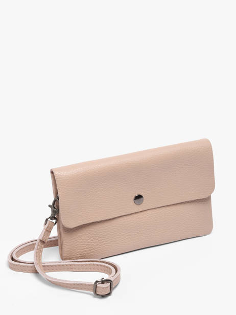 Cross Body Tas Caviar Leder Milano Beige caviar CA23067 ander zicht 2