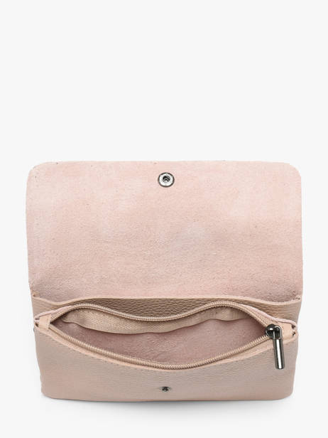 Cross Body Tas Caviar Leder Milano Beige caviar CA23067 ander zicht 3