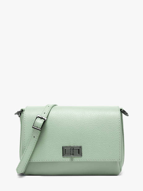 Cross Body Tas Caviar Leder Milano Groen caviar CA24061