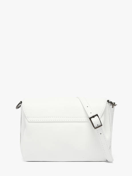 Cross Body Tas Caviar Leder Milano Wit caviar CA24061 ander zicht 4