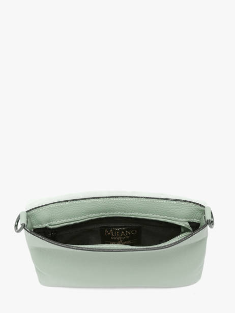 Cross Body Tas Caviar Leder Milano Groen caviar CA22112 ander zicht 3